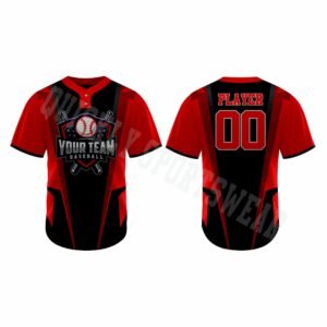 Custom Sublimated Two Button Jersey