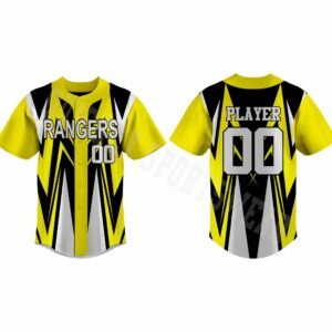 Custom Sublimated Full Button Baseball Jersey