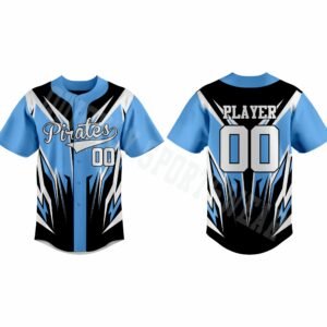 Custom Sublimated Full Button Baseball Jersey