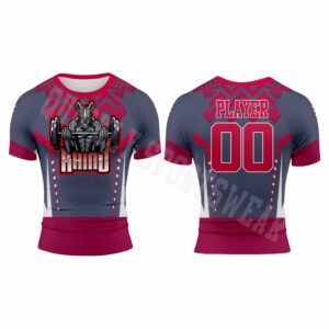 Custom Sublimated Short Sleeve Compression Shirt