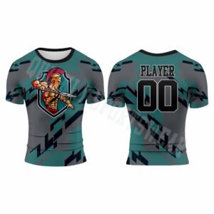 Custom Sublimated Short Sleeve Compression Shirt