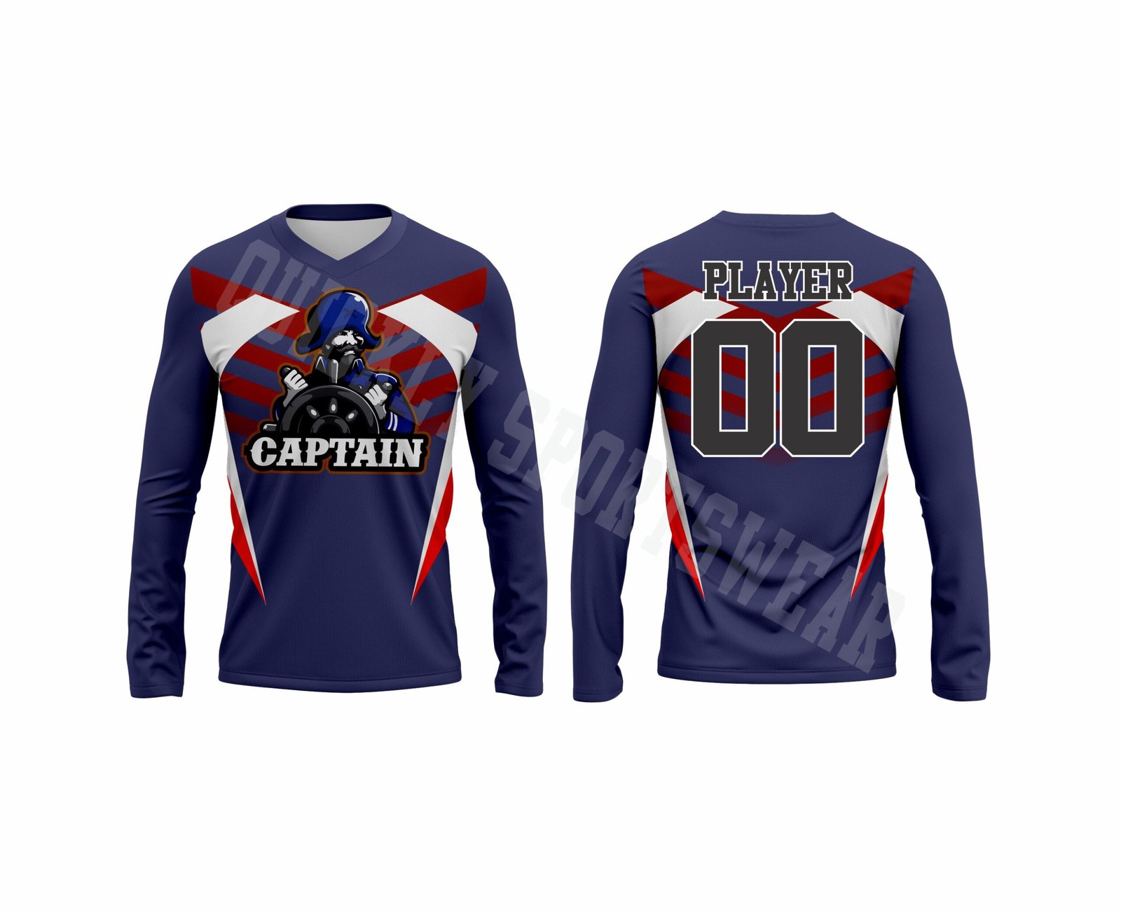 LONG SLEEVE V NECK-7