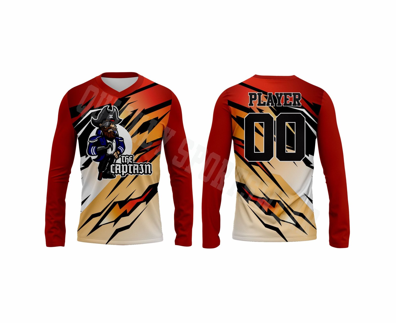 LONG SLEEVE V NECK-8