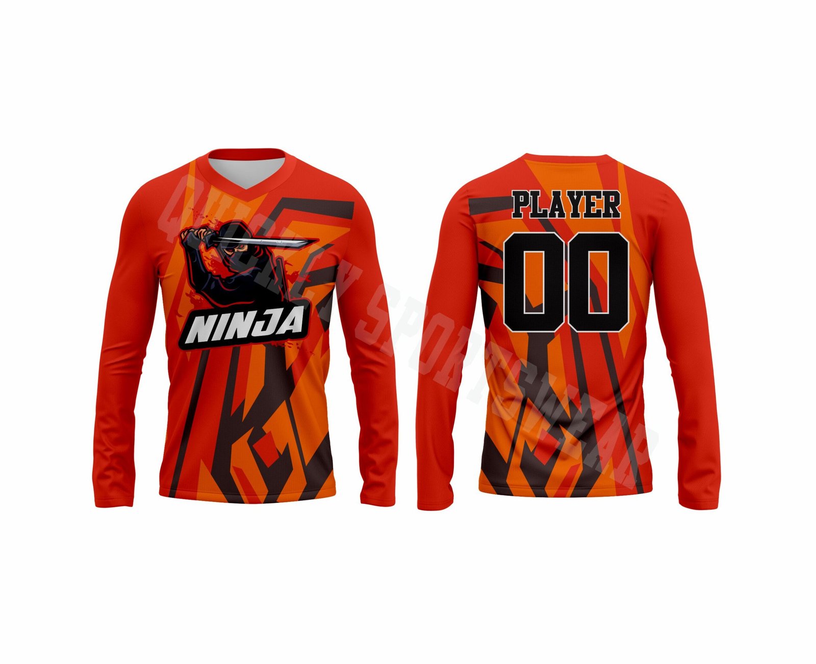 LONG SLEEVE V NECK-9