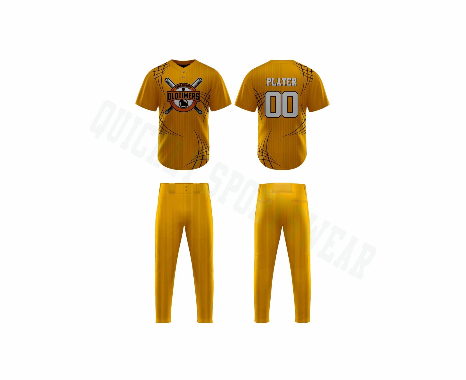 Softball uniform two button - 6