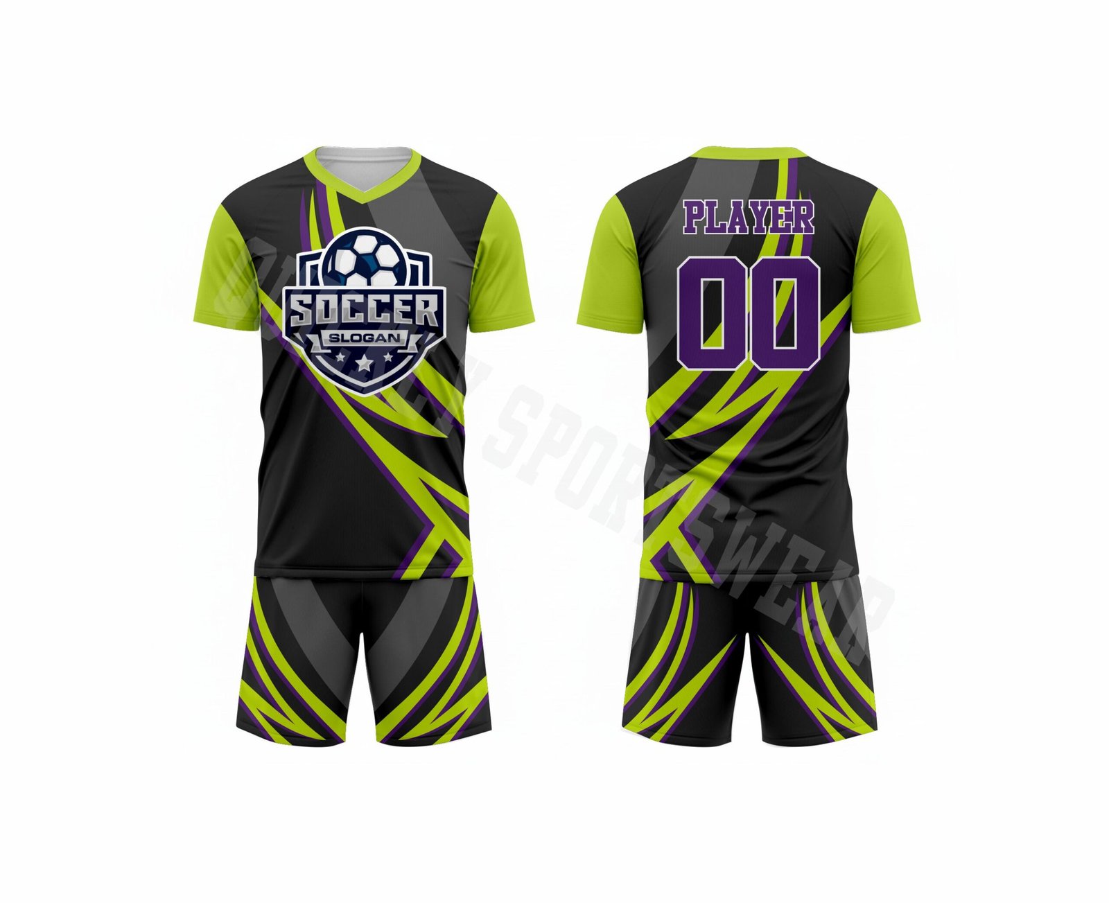 soccer unform v neck-3